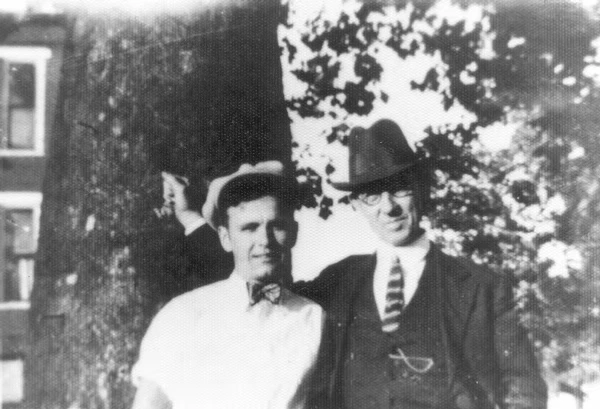 O Jovem William Branham com o senhor Francisco